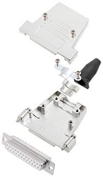 Zestaw listew żeńskich D-Sub encitech DTSL25-SJSRG-T-DBS-W-K 6355-8086-13, rzędy: 2, styki: 25, 180 °, 1 szt.