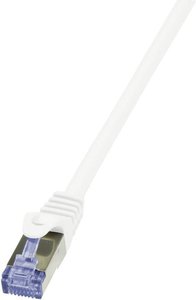 Kabel LAN LogiLink CQ4021S, 1 szt., RJ45, S/FTP, 0.50 m, biały