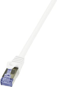 kabel LAN LogiLink CQ4011S, 1 szt., RJ45, S/FTP, 0.25 m, biały