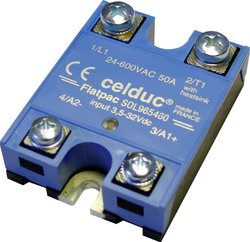 Przekaźnik SSR celduc® relais TC-GSR-1-25DD 25 A 280 V/AC, 280 V/DC Przełączanie w punkcie zero 1 szt.