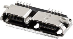 Złącze męskie USB econ connect MICUBN10BBS, USB Micro-B, 1 szt.