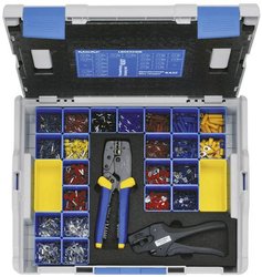 Zestaw złączy zaciskanych Klauke LBOXX230B, 2377 Teile