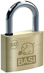 Kłódka Basi 6120-4000  Zamykana na klucz