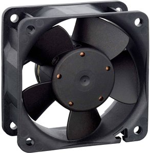 Wentylator osiowy EBM Papst 612NN, 12 V/DC, 40 m³/h, (D x S x W) 60 x 60 x 25 mm