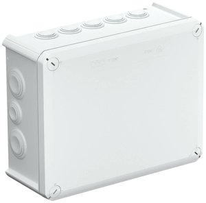 Skrzynka przyłączeniowa OBO Bettermann T250, IP66, (D x S x W) 240 x 190 x 95 mm, szaro-biały (ral 7035), 1 szt.