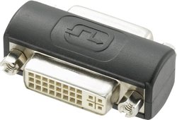 Przejściówka, adapter DVI Renkforce RF-4981660 RF-4981660, [1x złącze żeńskie DVI 29-pin - 1x złącze żeńskie DVI 29-pin]