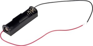 Uchwyt baterii 1x AA (R6) Kabel TRU COMPONENTS BH-311-1A Komora baterii TRU COMPONENTS BH-311-1A 1 x AA, Kabel