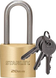 Kłódka STANLEY 81110 371 401 20 mm    z zamkiem kluczykowym