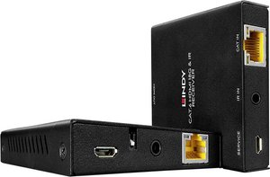 Ekstender HDMI HDMI LINDY 38205, przez kabel sieciowy RJ45, 50 m