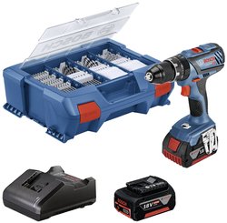 Bosch Professional GSB 18V-28 -Wkrętarka udarowa akumulatorowa zaw. 2 akumulatory, zaw. akcesoria