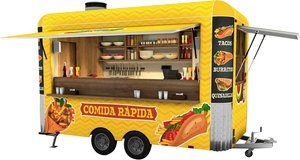FOODTRUCK, rozwiązanie z głośnikami do montażu powierzchniowego 10-15 m² Monacor FOODTRUCK Wzmacniacz ELA 60 W 2-drożny, współosiowy