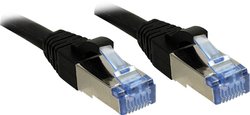 Kabel LAN LINDY 47178, 1 szt., RJ45, CAT 6a, S/FTP, 1.50 m, czarny
