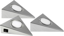 Lampa podświetlająca LED Heitronic GENUA 23009 LED LED wbudowany na stałe 6 W stali szlachetnej 120 lm