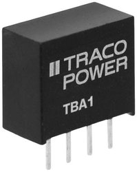 Przetwornica DC/DC, do PCB TracoPower TBA 1 TBA 1-0519, 1 W, 110 mA, 1 szt.