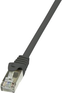 Kabel LAN LogiLink CP2063S, 1 szt., RJ45, CAT 6, F/UTP, 3.00 m, czarny