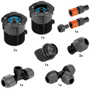 Zestaw startowy do rurociągów GARDENA Sprinklersystem Rozpocznij zestaw rurociągu GARDENA 08270-20 1 szt.