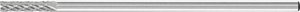 Frez z węglika wolframu, cylindryczny z uzębieniem czołowym 3x13 mm, trzpień ø 3 mm, ząbkowanie 3 PLUS do zastosowań uniwersalnych Frez PFERD ZYAS 0313/3 Z3 PLUS GL 75 21200287, 3 mm x 75 mm , 1 szt.