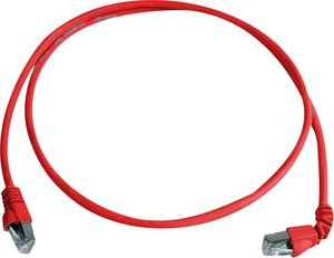 Kabel LAN Telegärtner L00001A0157, 1 szt., RJ45, CAT 6a, S/FTP, 2.00 m, czerwony