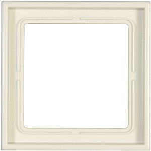 Ramka Jung LS981W kremowo-biały