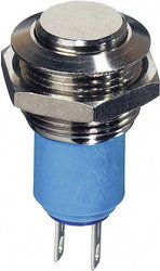 Przełącznik wciskany, wandaloodporny zatrzask APEM AV0611A200, 1 x wł/wył, 1 szt.