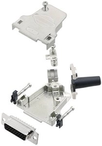 Zestaw listew żeńskich D-Sub TRU COMPONENTS TCD45ZF15HDS26K 7709924, rzędy: 3, styki: 26, 45 °, 1 szt.