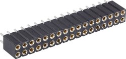 Listwa złączy żeńskich (precyzyjna) Ilość rzędów: 2 Ilość pin w rzędzie: 10 BKL Electronic 10120809 1 szt.