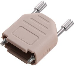 Obudowa złącza D-SUB encitech DPPK15-FMLG-K 6353-0141-02, poliamid, 180 °, 1 szt.