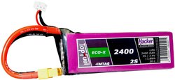 Pakiet akumulatorów (LiPo) 7.4 V 2400 mAh 25 C Hacker Softcase XT60