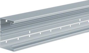 Szyna z kanałem kablowym-UT, aluminium, naturalnie, BRAZYLII 651001 ELN Szyna Hager BRA651001ELN 1 szt.