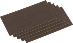 ślizgacze filcowe samoprzylepne, 100 x 200 mm, brązowe, 5 sztuk Podkładki filcowe Metafranc WU0645426 WU0645426  1 zest.