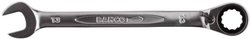 Klucz płasko-oczkowy z grzechotką, szczęki wygięte 15°, Sw 15 mm Klucz płasko oczkowy z grzechotką Bahco  1RM-15 15 mm