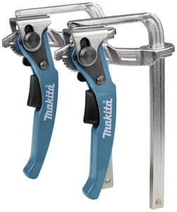 Zestaw zacisków, 2 sztuki Makita 199826-6 Maksymalna rozpiętość:120 mm