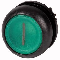 Przycisk podświetlany  Eaton M22S-DL-G-X1 pierścień przedni z tworzywa sztucznego    1 szt.