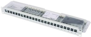 Patchpanel Telegärtner J02023A0040, 24 Porty, 483 mm (19''), 1 U