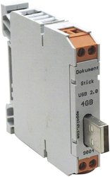 Pamięć USB w obudowie na szynę DIN TS35 Appoldt USB2.0 8GB-LD