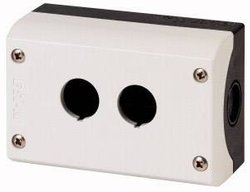 Obudowa 2 miejsca montażowe, do montażu na ziemi (Ø x W) 22 mm x 80 mm  antracytowy Eaton M22-I2 1 szt.