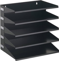 Durable Tacka do sortowania 336001 czarny DIN A4 Ilość przegródek: 5 Tacka do sortowania Durable 3360 336001, 1 szt.
