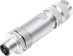 Złącze męskie okrągłe miniaturowe  binder 99 1631 814 04, styki:4, 63 V, 12 A, 1 szt.