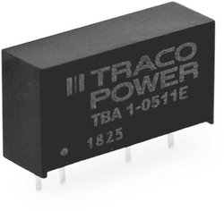 Przetwornica DC/DC, do PCB TracoPower TBA 1E TBA 1-0523E, 1 W, 33 mA, 1 szt.