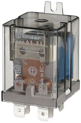 Przekaźnik z płaskimi złączami wtykowymi, 1 styk rozwierny i 1 zwierny 20 A, cewka 230 V AC  Przekaźnik THT Finder 65.31.8.230.4000 65.31.8.230.4000, 400 V/AC, 20 A, 1 szt.