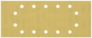 Papier ścierny EXPERT C470 z 14 otworami do szlifierki oscylacyjnej, 115 x 280 mm, G 320, 10 sztuk. Papier ścierny do szlifierki Bosch Accessories EXPERT C470 2608900869 280 mm 10 szt.