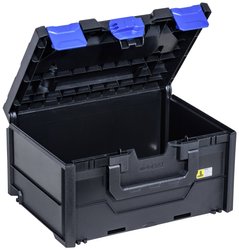 Profesjonalna skrzynia transportowa i magazynowa z systemem sprzęgania Walizka narzędziowa bez wyposażenia Allit EuroPlus MetaBox 215 454430