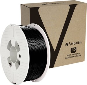 Filament do drukarek 3D PETG Verbatim 55052, Średnica filamentu: 1.75 mm, 1 kg, czarny