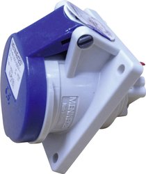 Gniazdo montażowe CEE-Cara Twin contact 16 A 3p Gniazdo naścienne CEE MENNEKES 1632 16 A 230 V