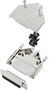 Zestaw listew żeńskich D-Sub TRU COMPONENTS TCDTPKM25DMSK 7709268, rzędy: 2, styki: 25, 180 °, 1 szt.