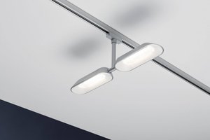 Lampa do systemu szynowego, wysokonapięciowego Paulmann Dipper 95469 LED wbudowany na stałe 16 W LED 425 lm chrom (matowy), biały