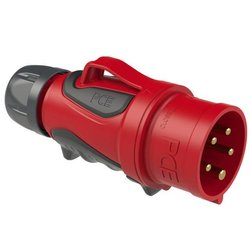 Wtyczka CEE 16 a 5-bieg. 6h GRIP IP44/54 Złacze męskie CEE PCE 0153-6 16 A 400 V