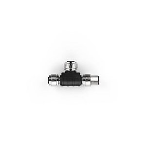 Adapter T typu ATS-M12/4-M12/8 do podłączenia szeregowego czujników bezpieczeństwa RFID SRF Adapter Bernstein ATS-M12/4-M12/8   1 szt.