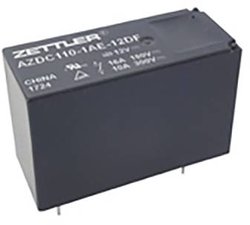 Przekaźnik drukowany Zettler Electronics AZDC110-1AE-24DF, monostabilny, 1 cewka, 420 V/DC, 300 V/AC, 16 A, 1 szt.