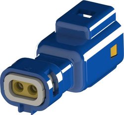Obudowa złącza pin męskiego na kabel EDAC 560-002-000-310, wire-to-wire, piny: 2, 3 A, 1 szt.